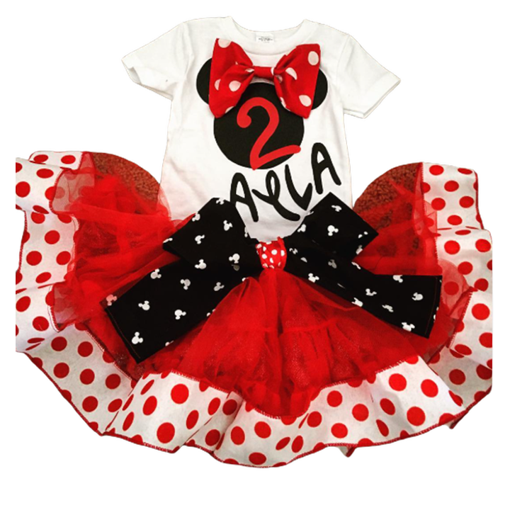 Minnie Mouse dress design by Unattaimable