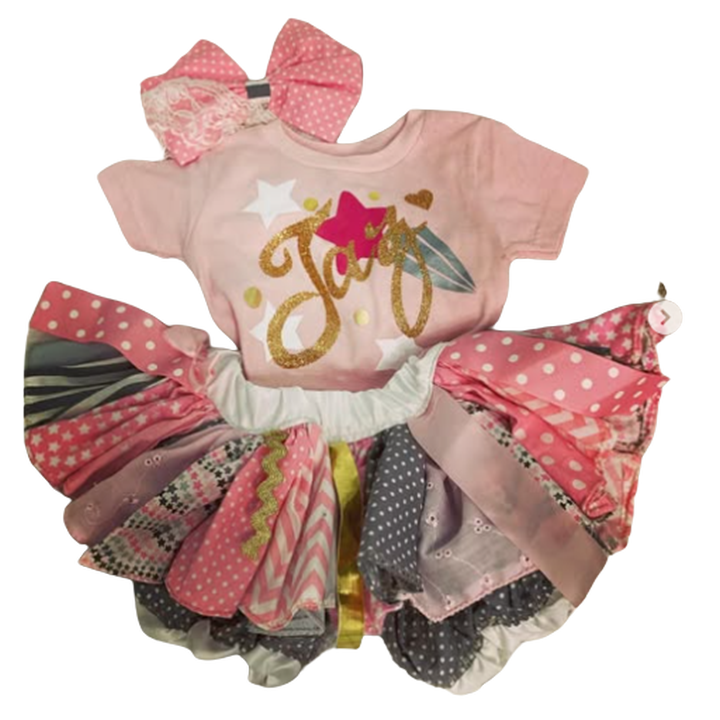 Pink dress design by Unattaimable