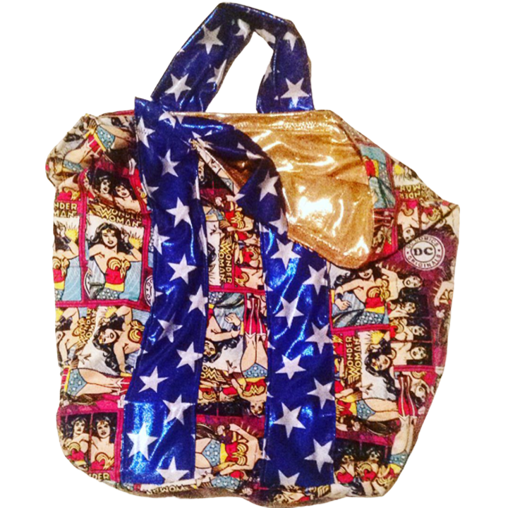 Super Woman themed bag design by Unattaimable